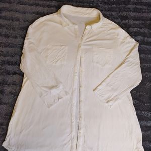 Merona White Button Down Shirt XXL